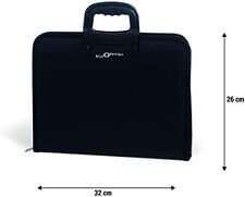 Niji Cartella Porta Disegni Nero Cm 32X26X3