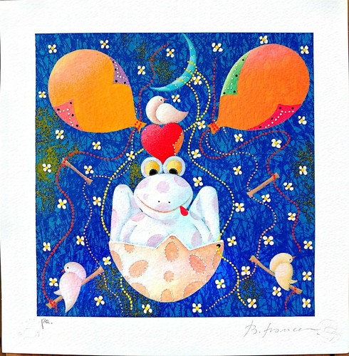 Beppe francesconi serigrafia - francesconi,