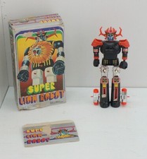 Super Lion Robot in metallo - Action Figure Vintage NON COMPLETO