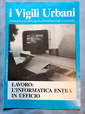 I VIGILI URBANI 1987 PERIODICO