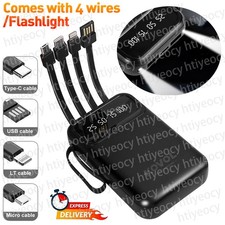 9000000 mAh Powerbank USB per Samsung A33 A52S A53 A13 S21FE S21 A22 5G S22 Ultra