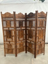 Separè paravento in legno antico lavorato  - disponibili 2 pezzi uguali