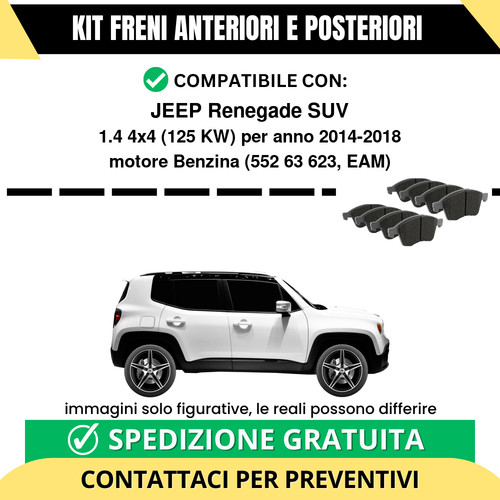 Pastiglie freno ant post - pastiglie,