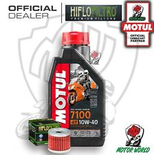 KIT TAGLIANDO 1 LITRO MOTUL 7100 10W40 FILTRO Suzuki DR 125 SM 2007 2008 2009