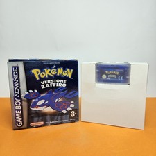 POKEMON VERSIONE ZAFFIRO Game Boy Advance GBA PAL ITALIANO BOXXATO OTTIMO