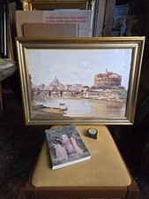 ANTICO DIPINTO/'800/ROMA/FIRMATO/S.DONADONI.