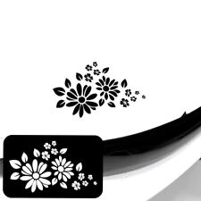 Adesivi Per Auto Fiori Tuning Styling Decal Nero 17x10 Cm OBV N14C5L