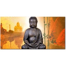 QUADRI MODERNI 100X50CM BUDDA