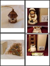 Presepe Classico Thun Raccoglitrice Olive + Rudere +bCasetta uccellini + Scala