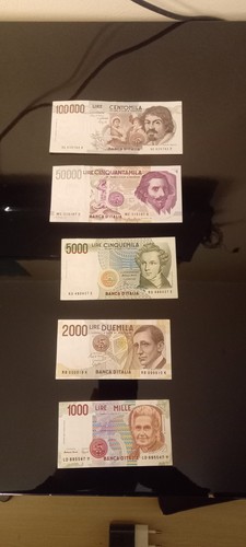 Lotto banconote lire - lotto,
