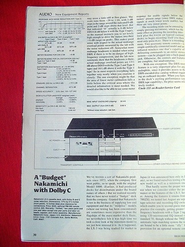 Nakamichi teac v 5rx - lx-3,,