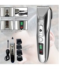 Tagliacapelli Ricaricabile Testa Taglio In Ceramica Titanio Display Led Q-l8188