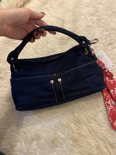 Borsa Zara blu in denim con