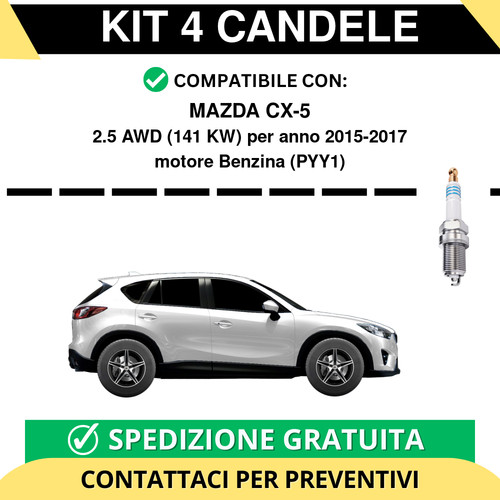 Kit candele per mazda - 4,