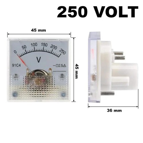Voltmetro analogico - analogico, di