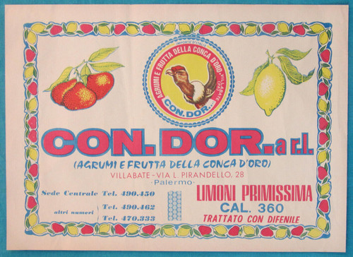 Velina incarto agrumi frutta - e,