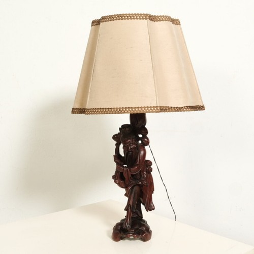 Lampada tavolo con scultura - da,