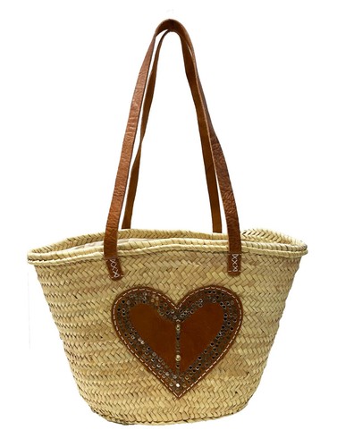 Palmblatt shopper cuore - cuore, stella