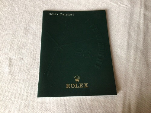 Libretto booklet rolex - libretto,