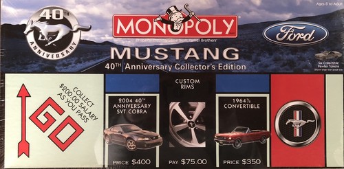 Ford mustang monopoly - mustang, 40th