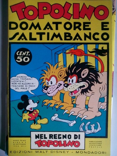 Topolino domatore - topolino,