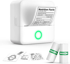 Etichettatrice Bluetooth Portatile per Etichette Adesive Personalizzate 2 Rotoli