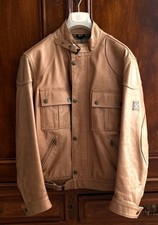 Belstaff Gangster Blouson Light Brown Leather Size L