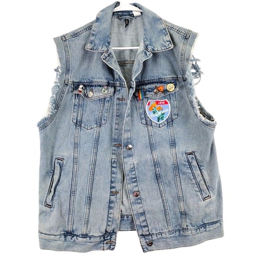 Gilet denim diviso lavaggio - gilet,