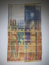 Lotto Banconote Franchi Svizzeri 8’ Serie Da 10, 100 e 200 Franchi, Da Collezion