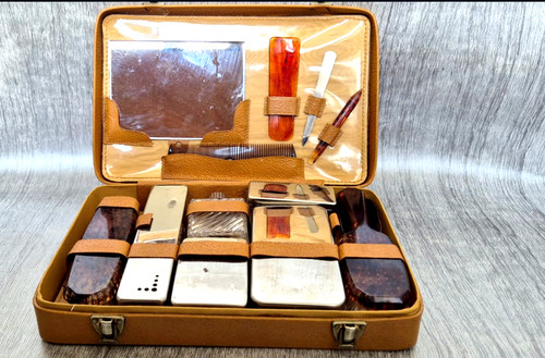 Trousse toilette vintage - toilette,