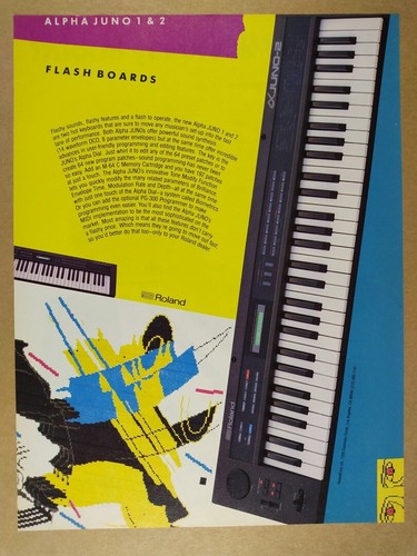 Pubblicità roland alpha juno - roland,