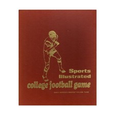 SPORTS Illustrato Gioco da Tavolo College Calcio (1971 Ed) Scatola Fair / VG+
