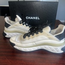 Sneakers Chanel Velluto Pelle