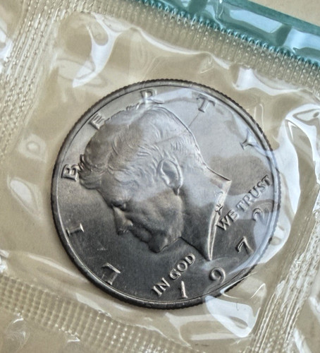 1972 jfk mezzo dollaro - bu,