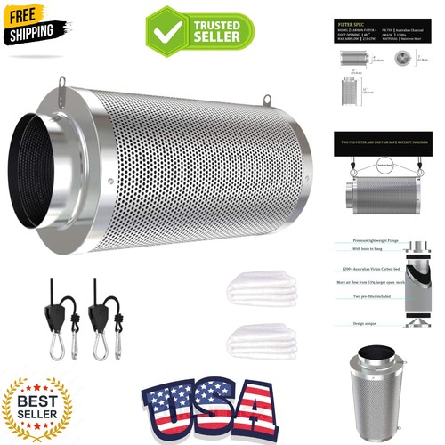 4inch carbon filter odor - 4inch,