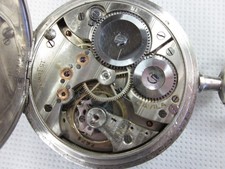 OROLOGIO DA TASCA HAVILA ANCRE CASSA ARGENTO CIPOLLA PER TASCHINO FUNZIONANTE