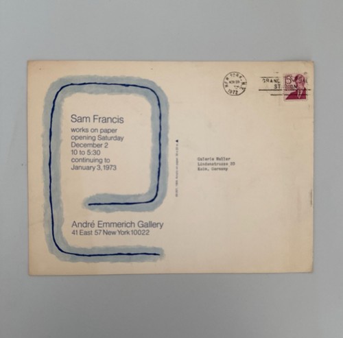 Sam francis works paper - works, on