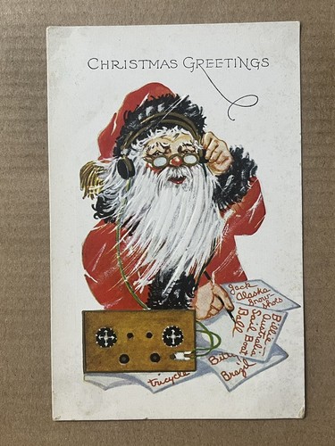 Cartolina natale babbo - babbo,