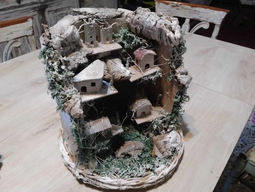 Presepe artigianale con - artigianale,