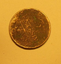 3 CENTESIMI MONETA DEL REGNO LOMBARDO VENETO DEL 1822 MILANO -