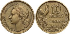 10 Francs Guiraud - 1954