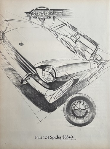 Pubblicità fiat 124 - pubblicità,