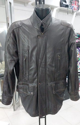Giacca pelle usata uomo man - giacca,