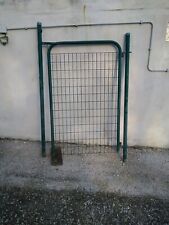 cancello pedonale usato zincato a caldo e plastificato con pali 