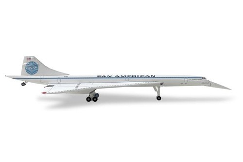 Herpa wings 500 concorde - 1:500, pan