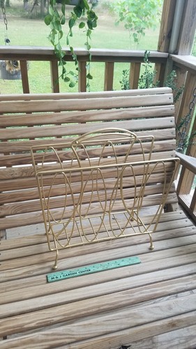 Porta riviste vintage - vintage, oro