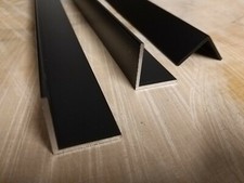 Angolo in alluminio angolo in alluminio profilo angolare in alluminio nero RAL 9005 verniciato a polvere