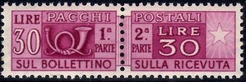 1946 italia repubblica pacchi - repubblica,