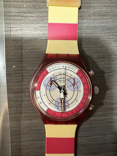 Swatch chrono navy berry - swatch,