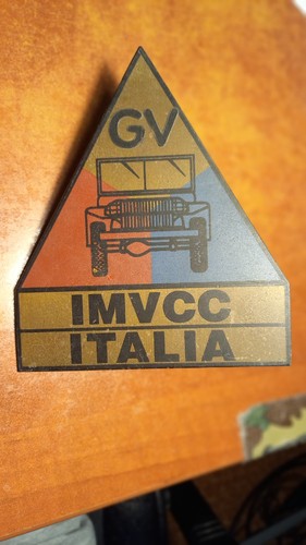 Targa militare imvcc italia - militare,